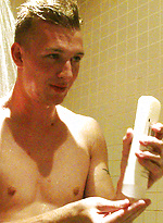 Straight Young Christian Wanks his Massive 9 Inch Uncut Cock & Squirts a Load of Cum! by English Lads