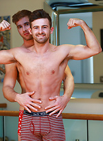Hairy Hunks Tom & Ryan Wank Each Other & Tom Cum's Two Loads of Cum! by English Lads