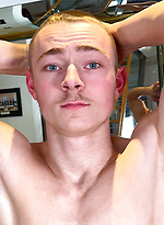 Straight Ripped Gymnast Caspian Shows Wanks his Uncut Cock & Shoots Cum Everywhere! by English Lads