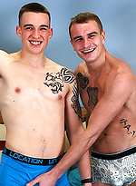 Ex-Army Hunk is Wanked by Another Guy & it's Muscular Charles Playing with his Uncut Cock! by English Lads