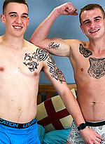 Ex-Army Hunk is Wanked by Another Guy & it's Muscular Charles Playing with his Uncut Cock! by English Lads