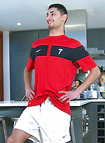 Video of Photo Shoot - Straight Footballer Ronaldo -  Justin's the 1st Guy to suck his Cock & Kiss! by English Lads