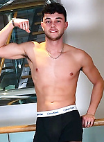 Young Toned Footballer Wanks his Hard Uncut Cock & Squirts a Load of Cum Everywhere! by English Lads