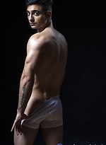 Amiro big guy posing first time by Male Model