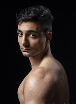 Amiro big guy posing first time by Male Model