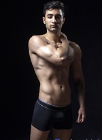 Amiro big guy posing first time by Male Model