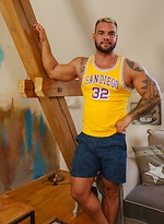 Muscle Bound Hunk Ivan Kerk Flexes His Biceps And Cock. by Jawked With Ivan Kerk