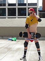 Naked out on the roof with Aussie boy Nate by Bentley Race