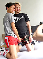 Back in the studio with our cute mates Andy and Nate by Bentley Race