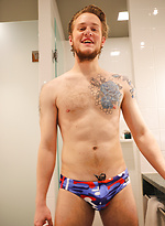 Bath time for our hot mate Kell Fuller by Bentley Race