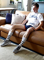 Aussie boy Brad Hunter his showing off his tight hole by Bentley Race