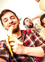 The Banana Challenge by MASQULIN With Derek Thibeau,Thyle Knoxx