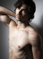 New Hunk with blue eyes by Male Model