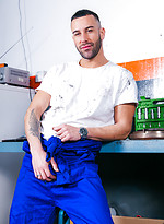 Suited Car Mechanic by Men at Play With Dario Beck