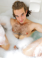 Soaping up with our gorgeous mate Reece by Bentley Race