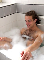Soaping up with our gorgeous mate Reece by Bentley Race