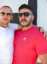 Our sexy mate Zak and Dylan getting naked on the roof by Bentley Race