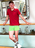 Young Straight Stud Shows off his Lean Body by English Lads