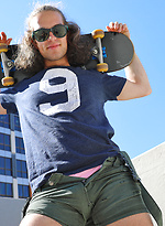 Naked out on the roof with Reece Anderson by Bentley Race