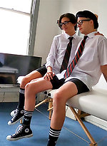Our adorable mates Andy and Nate together for a new shoot by Bentley Race