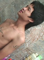 Gay Asian watersports fun for a pair of kinky youths in the bathroom and on the bed. by Gay Asian Piss