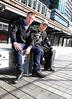 Aussie mates Jake Randel and Simon Tanner fucking in the windows by Bentley Race