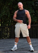Muscle mature man Bronson Gates by Pantheon Bear With Bronson Gates