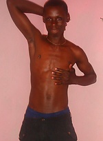 Genuine African lad, with a huge uncut cock, goes solo for our pleasure. by 80gays