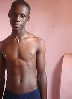 Genuine African lad, with a huge uncut cock, goes solo for our pleasure. by 80gays