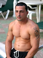 Muscle latin guy Chris Principe jacking off dick by Finest Latin Men