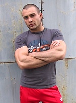 Latin stud Dominic posing outdoors by Finest Latin Men