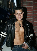 Hot muscle latino Alan shows his fat uncut cock. by Finest Latin Men