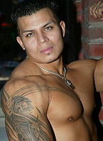 Hot muscle latino Alan shows his fat uncut cock. by Finest Latin Men