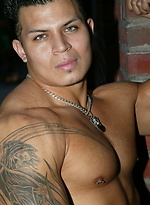 Hot muscle latino Alan shows his fat uncut cock. by Finest Latin Men