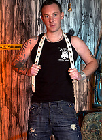 This hunk gets so turned on by the vibration of his tattooing gear that his cock starts to stir by With Marcello