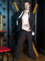 This gay hunk loves to show off his hard cock as well as his tattood stomach and he looks great. by With Marcello