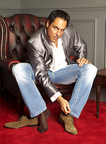 Well dressed Marcello pulls out that big cock of his and has some sock fun by With Marcello With Marcello