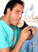 Doctor Marcello is probing his fleshlight with his hard cock by With Marcello With Marcello