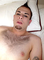 Latino punk jacking off dick by Young Latino Studz