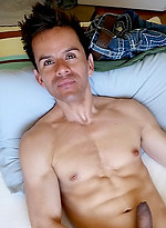 Latino man wankoff his big fat uncut cock by Young Latino Studz