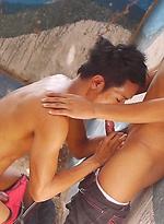 Asian twinks in raw bareback action in unusual places. by Asia Boys