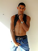 Hot latin twink Beneto shows his uncut cock by Miami Boyz