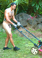 Brady - Beefy Hawaiian Football Jock with a VEINY COCK Busts a Nut! by Island Studs