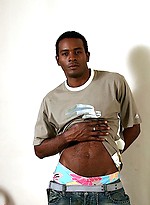 Black stud Alonzo Lemen jacking off dick by XXL Cock