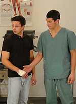 Daniel, Michal and Jan - medical exam and threesome by William Higgins