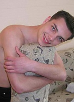 This twink gets naked and shows off his cock and young body. by EU Twinks