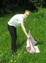 Blond Boy Naked Outside by EU Twinks