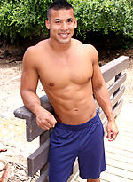 Hot muscle stud Immanuel plays with his uncut dick by SeanCody