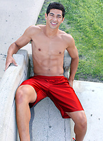 Brunette jock Alex jerking off dick by SeanCody
