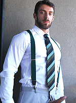 Suited Rafael Carreras Pile-Drives Scott Carter by Lucas Entetainment With Rafael Carreras,Scott Carter